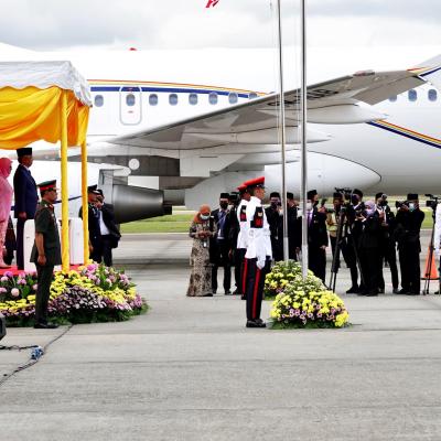 Majlis Istiadat Keberangkatan Tiba