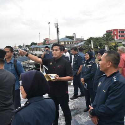 Sesi Turun Padang #JelajahBajet2023 ke Jeti Penumpang dan Jeti Kargo Kastam, Muar, Johor