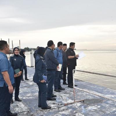 Sesi Turun Padang #JelajahBajet2023 ke Jeti Penumpang dan Jeti Kargo Kastam, Muar, Johor